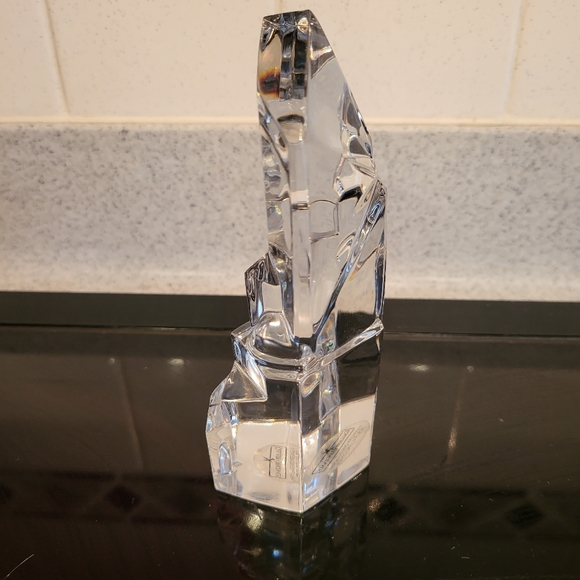 Vintage 1984 24% Full Lead Crystal "Star of Bethlehem" Paperweight Figurine - Picture 2 of 10